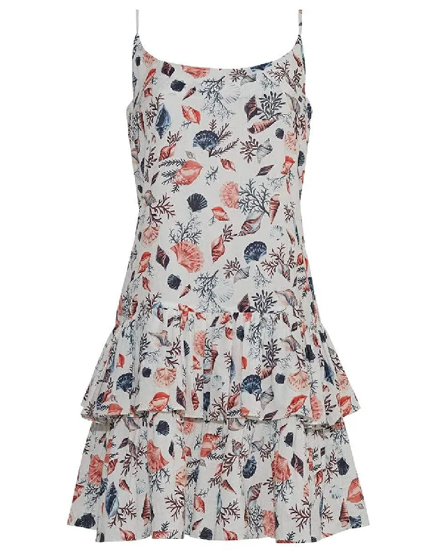 Sheath Dresses for Sophisticated -Tory Floral Spaghetti Strap Dress