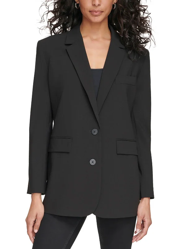 Blazers for travel pack light and easy -Womens Office Wear Business Two-Button Blazer