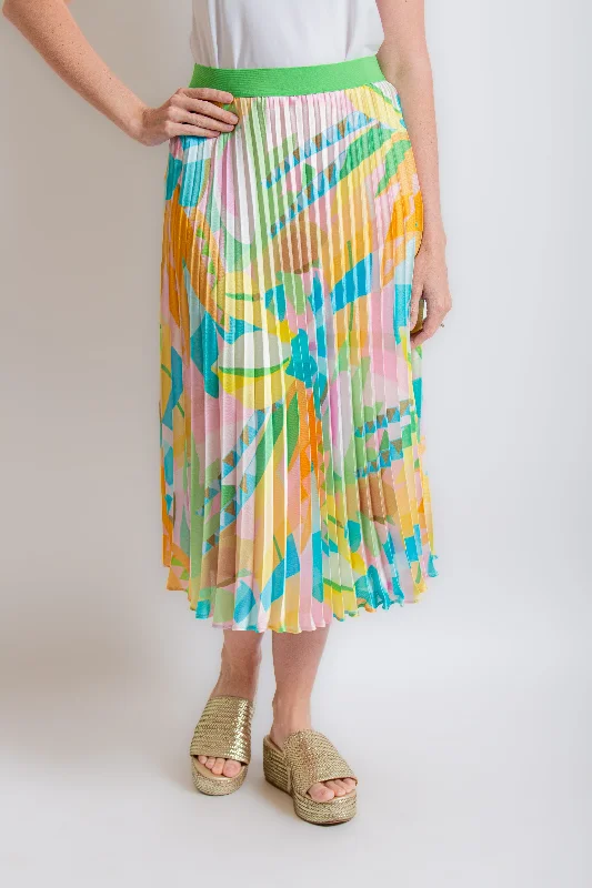 Flared Dresses for Retro -"Chucena" Summer Print Skirt