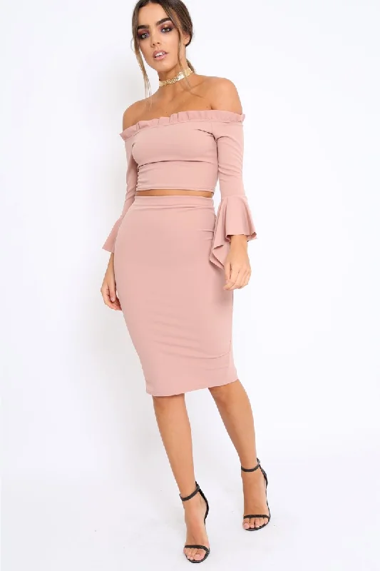 Animal Print Dresses for Fun -Rose Midi Bodycon Skirt - Tiffy