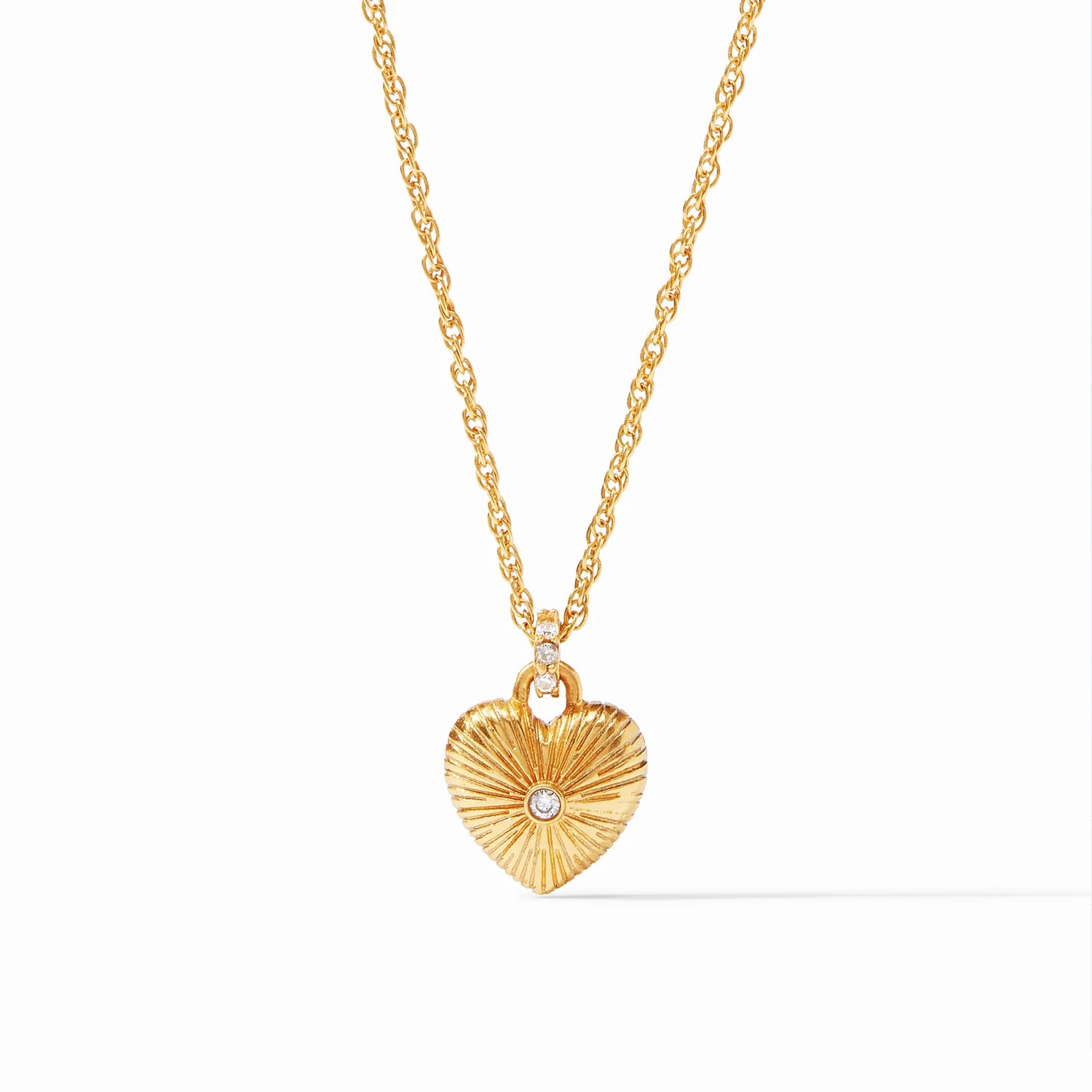 Stunning necklaces and pendants with birthstone pendants for a personal touch-Esme Heart Solitaire Necklace in Cz