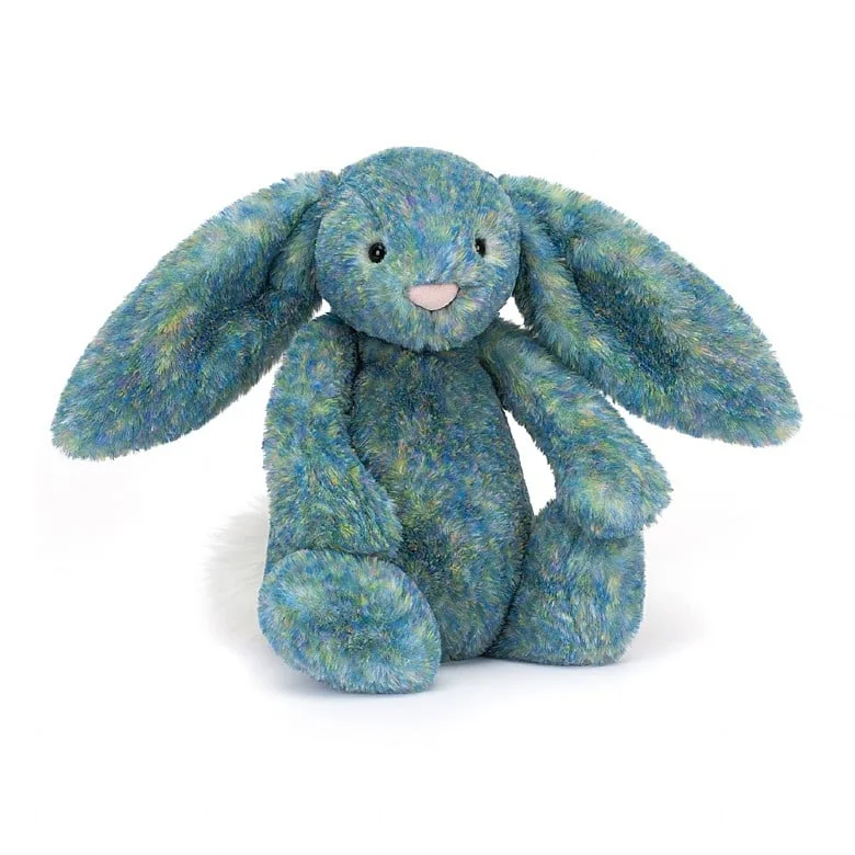 Necklaces and pendants with abstract shapes for a modern, creative appearance-Jellycat | Bash Luxe Bunny Azure