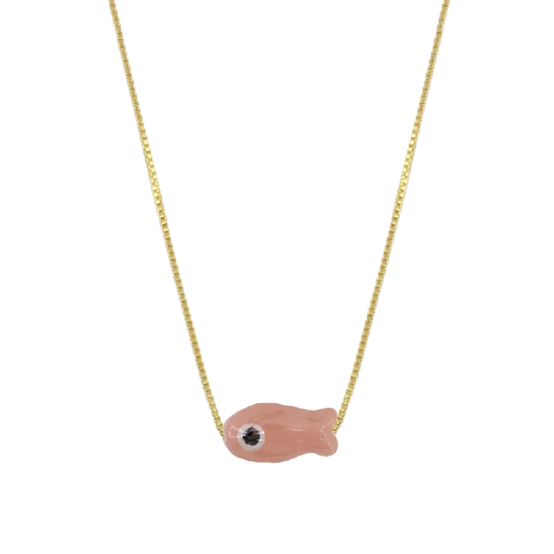 Best necklaces and pendants with art deco elements for a vintage, glamorous design-Lucky Fish Necklace