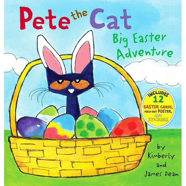 Beautiful necklaces and pendants with diamond halo settings for extra brilliance-Pete the Cat Big Easter Adventure| Kimberly and James Dean