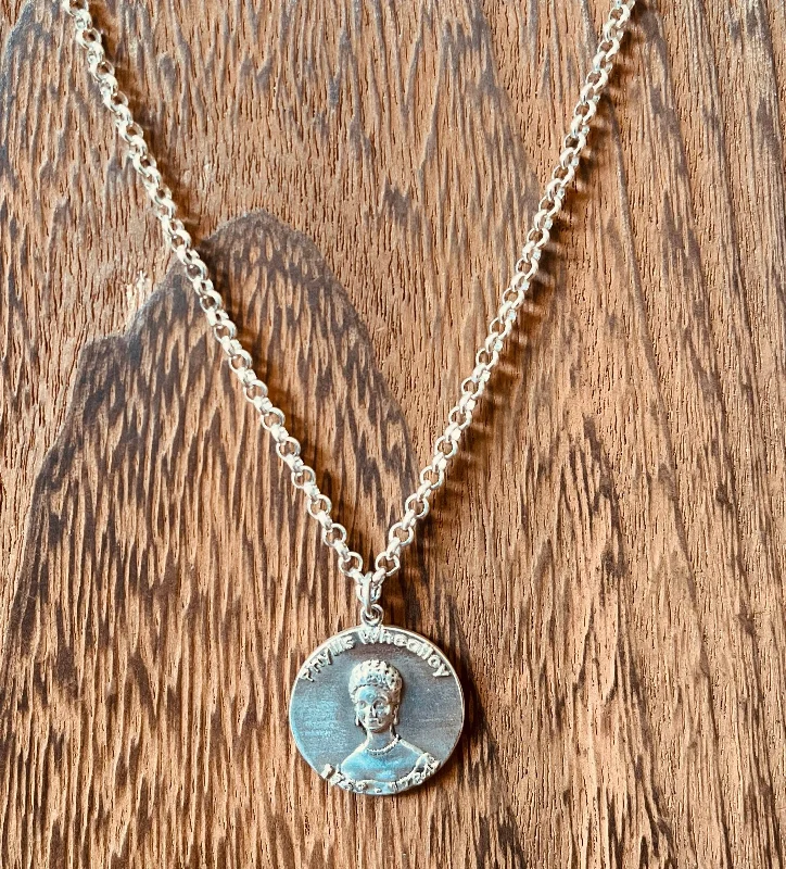 Unique necklaces and pendants with vintage-inspired designs for timeless appeal-Phillis Wheatley Sterling Silver Necklace