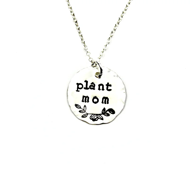 Necklaces and pendants with pearls for a classic and sophisticated touch-Plant Mom Necklace