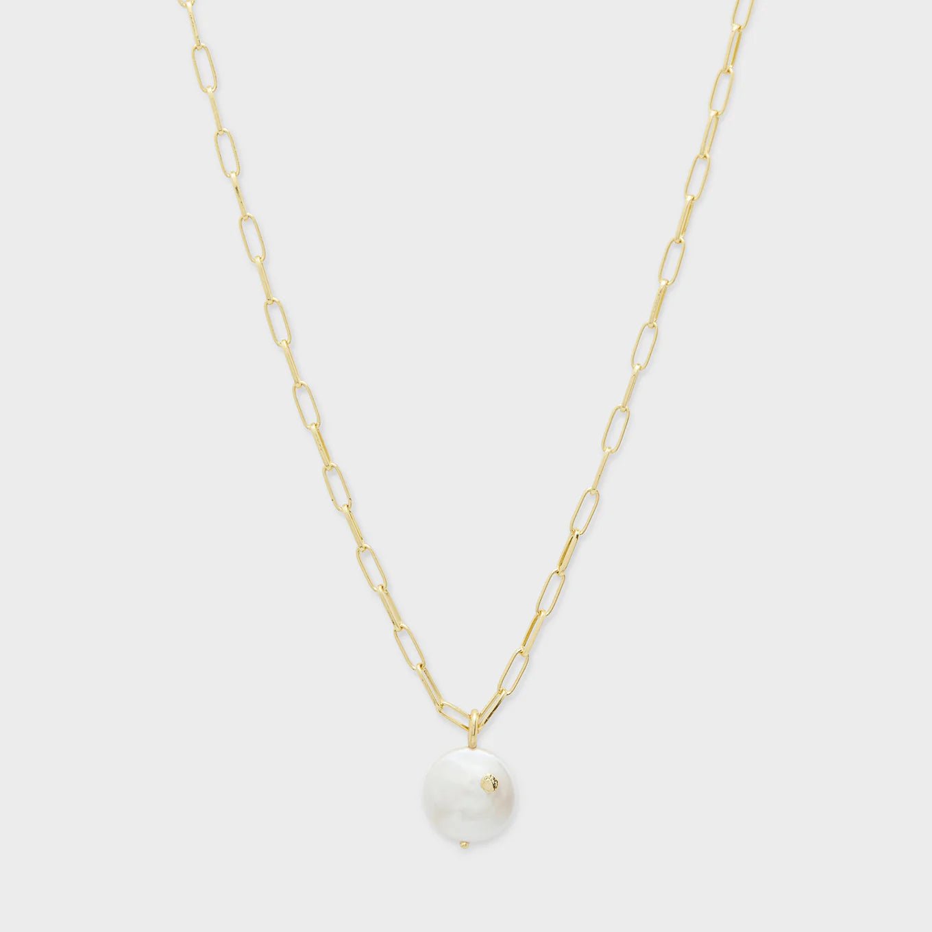 Necklaces and pendants with clear quartz for a pure and radiant look-Reese Pearl Necklace