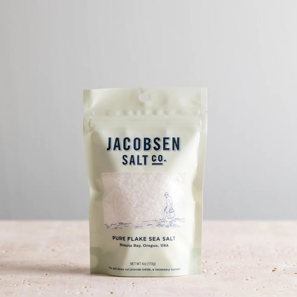 Beautiful necklaces and pendants with diamond halo settings for extra brilliance-Jacobsen Salt Co.| Pure Flake Sea Salt, 4oz Bag