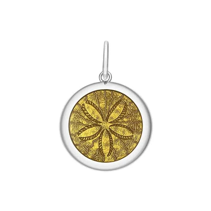 Necklaces and pendants with feather designs for a boho-chic, carefree vibe-Sand Dollar Gold